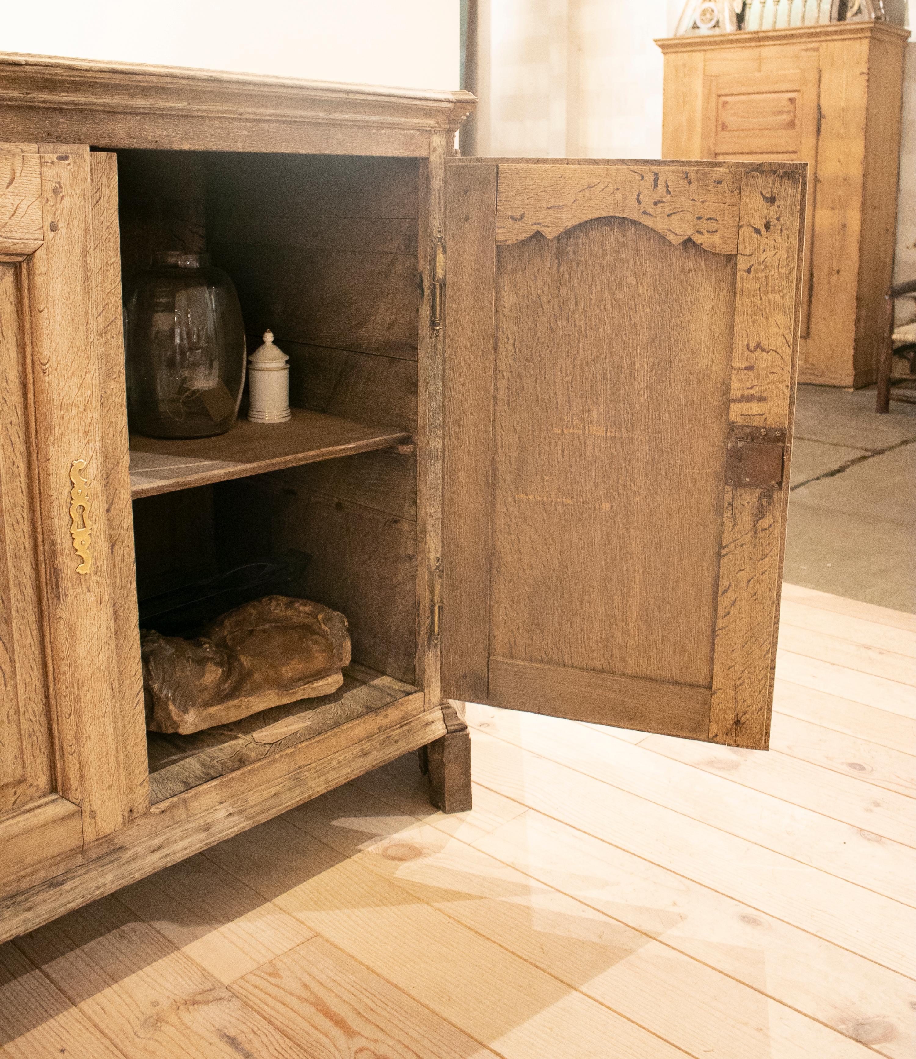 18th Century Spanish Four-Door Farmhouse Kitchen Cabinet 6