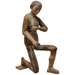 18th Century Spanish Kneeling Santos Figure