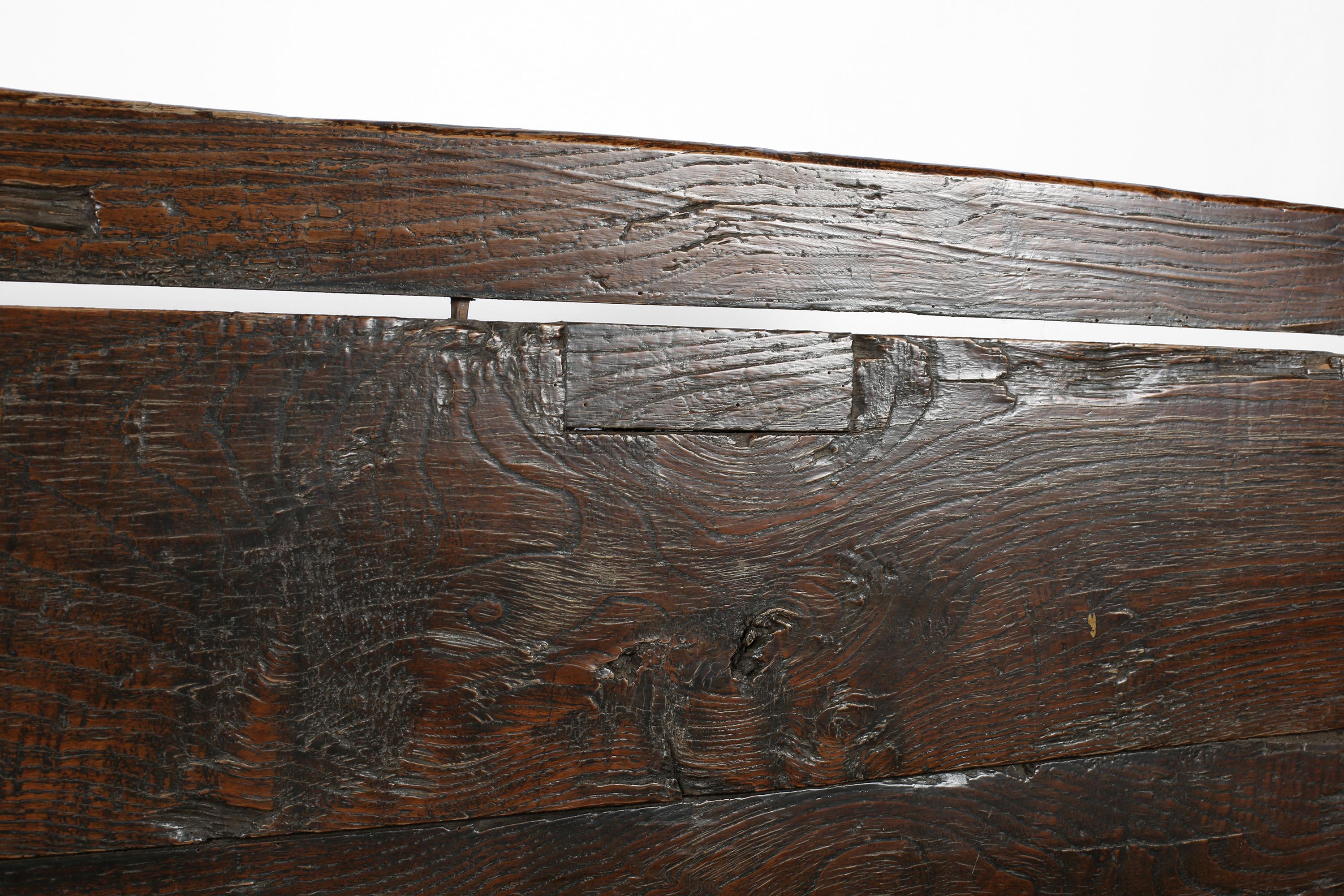 18th Century Spanish Pyrenean Mountain Bench For Sale 15