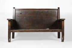 18th Century Spanish Pyrenean Mountain Bench