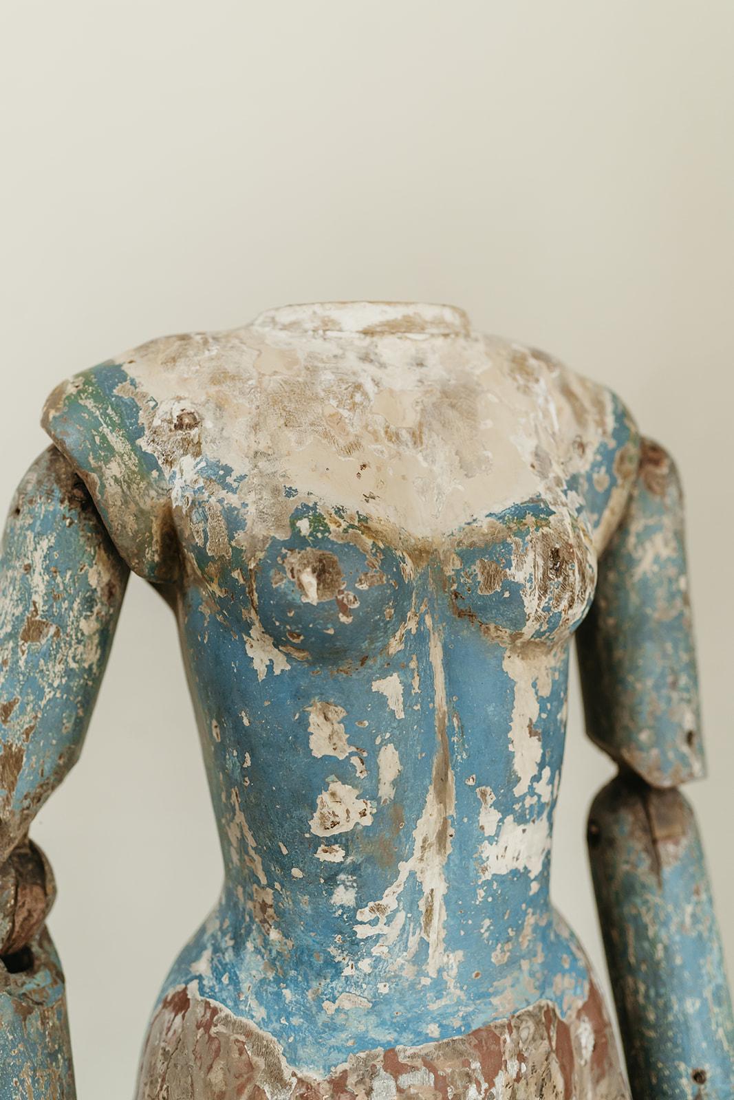 Figura di santos spagnolo del XVIII secolo ... in vendita 2