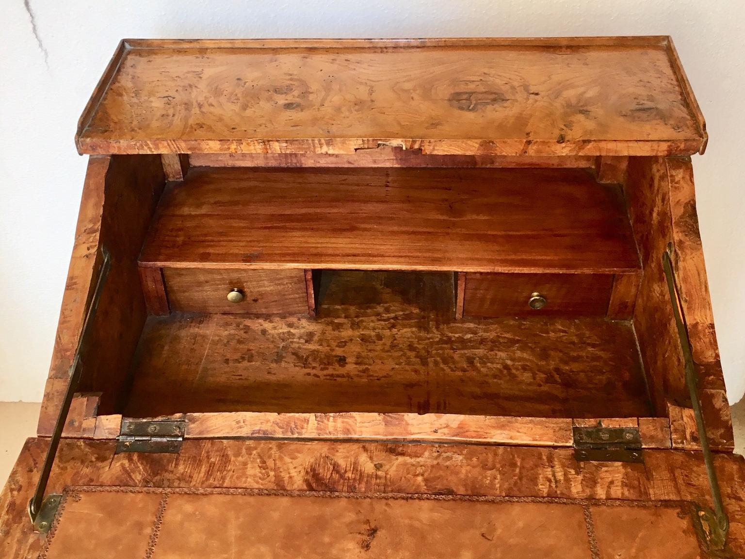 18th Century Spanish Secretary Desk Bedside Table 5