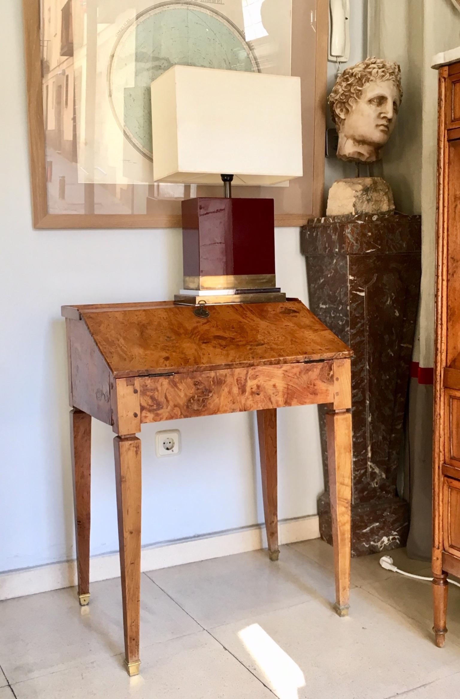 18th Century Spanish Secretary Desk Bedside Table 7