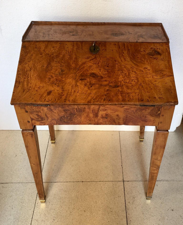 18th Century Spanish Secretary Desk Bedside Table at 1stDibs