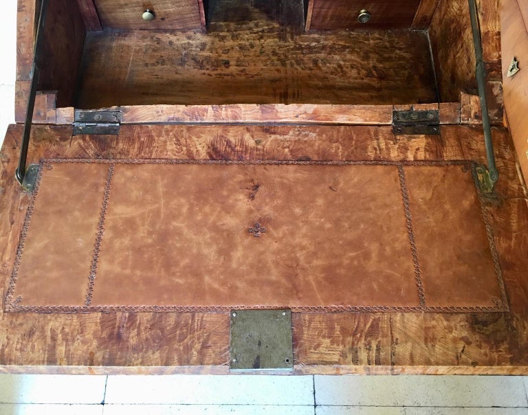 18th Century Spanish Secretary Desk Bedside Table at 1stDibs