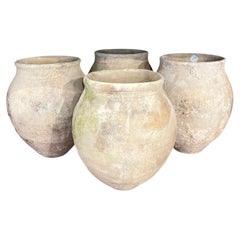 18th Century Spanish Set of 4 Jars