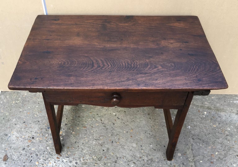 18th Century Rustic Spanish Side or Coffee Table For Sale 1