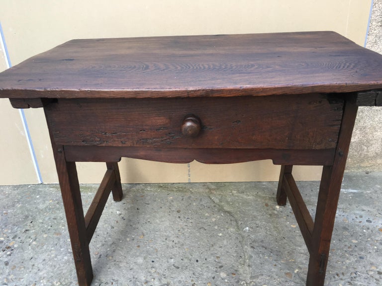 18th Century Rustic Spanish Side or Coffee Table For Sale 2