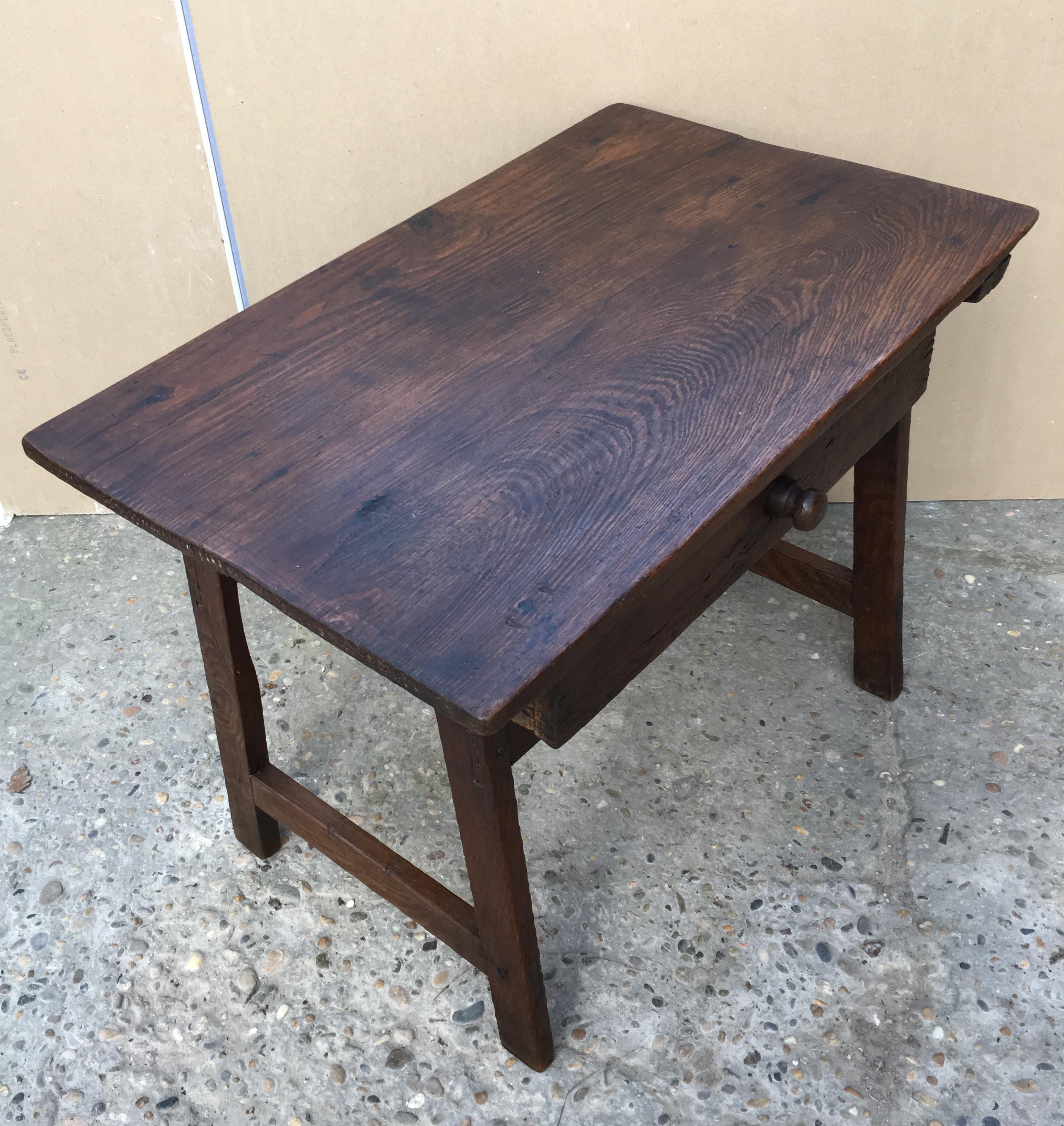 18th Century Rustic Spanish Side Coffee or Cocktail Table 2