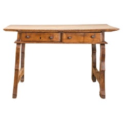 18th Century Spanish Single plank walnut table