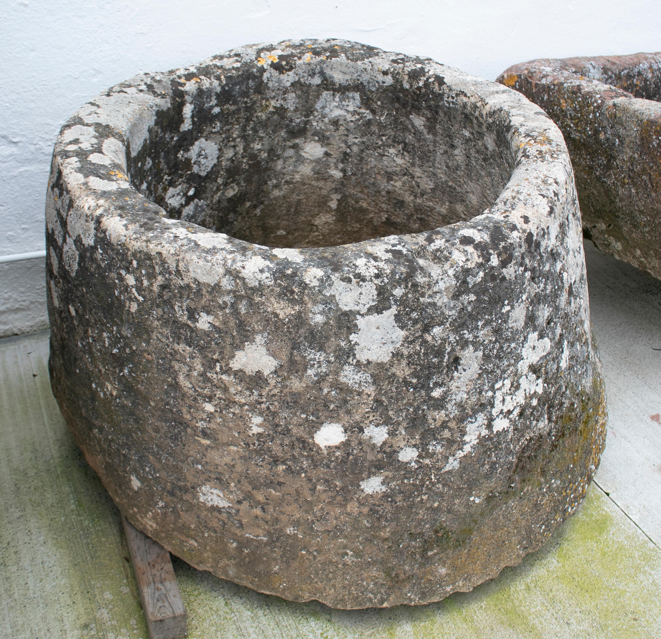 18th Century and Earlier 18th Century Spanish Solid Stone Water Well