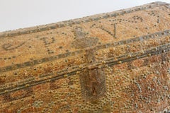 18th Century Spanish Straw Work Trunk