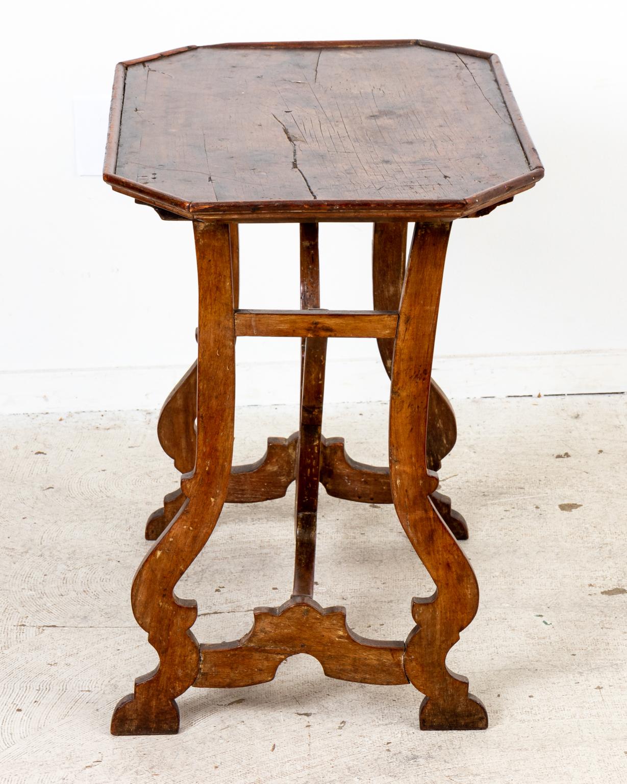 Carved 18th Century Spanish Table For Sale