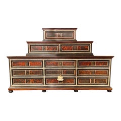 18th century Spanish Tortoise Shell Vargueno from McNair Family Collection
