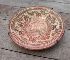 18th Century Spanish Valencian Manises Lusterware Ceramic Plate