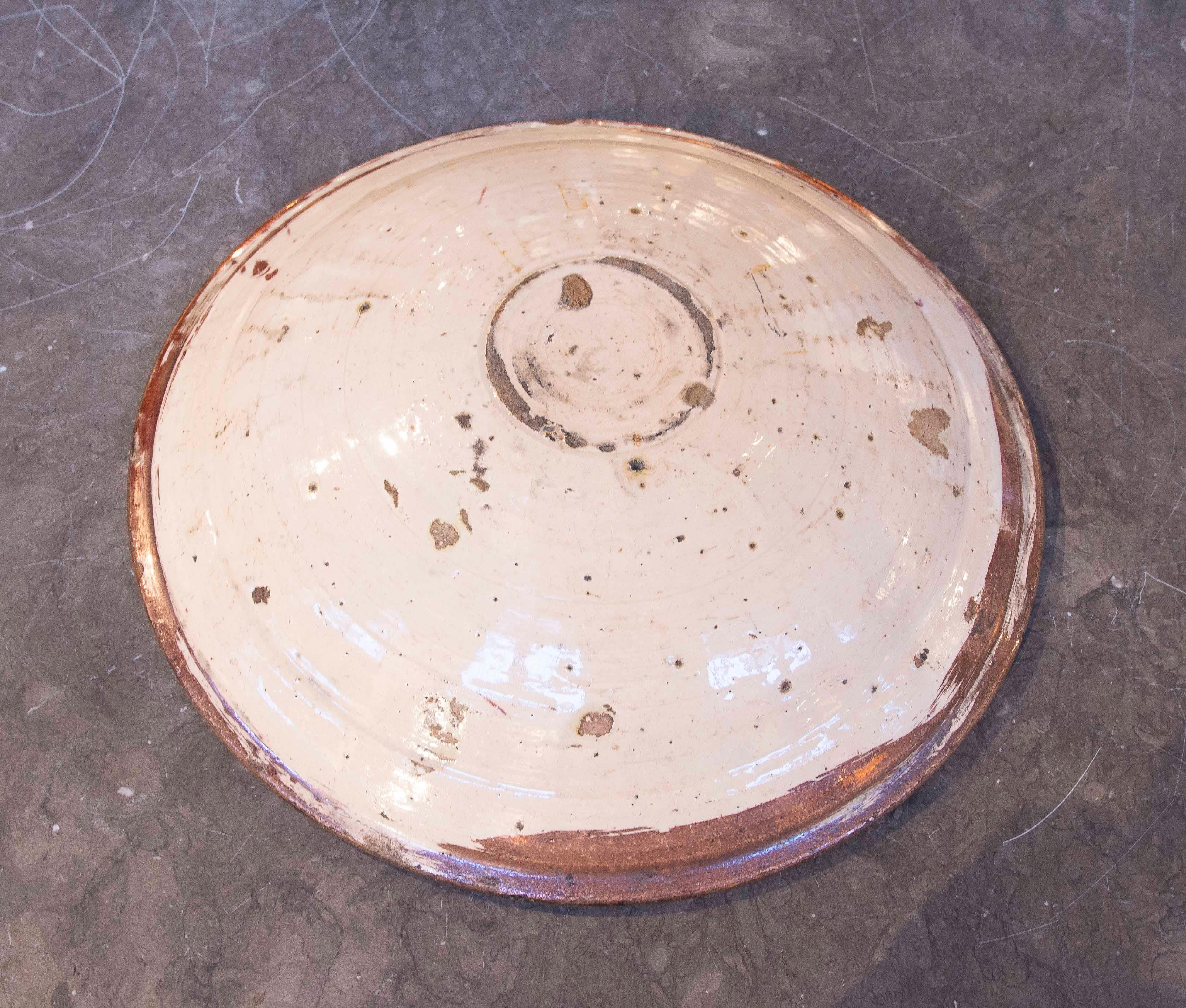 Plato de Cerámica Brillante Valenciana de Manises del Siglo XVIII en Bueno estado para la venta en Marbella, ES