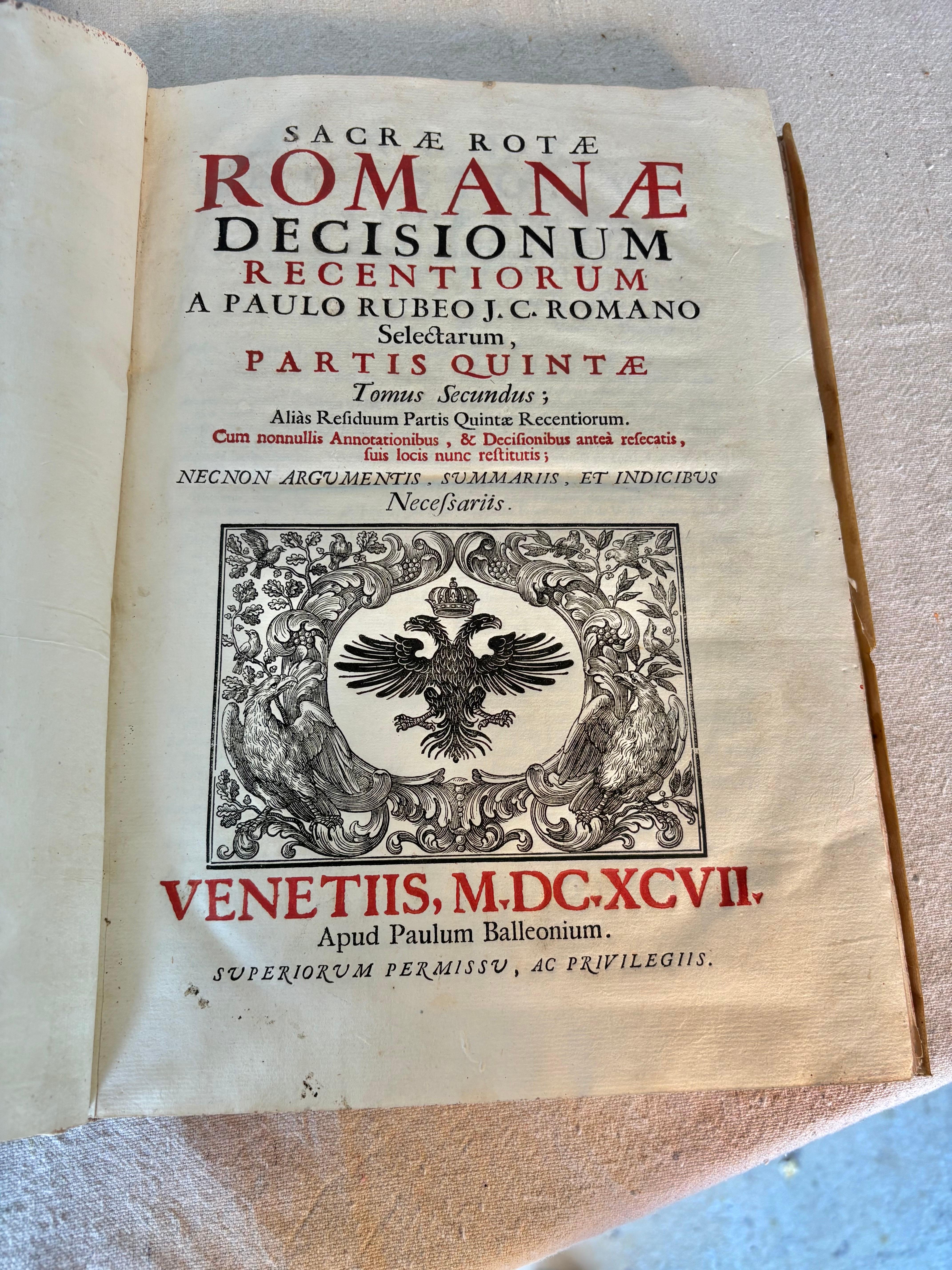 Livres en Vellum espagnols du 18ème siècle - Lot de cinq en vente 6