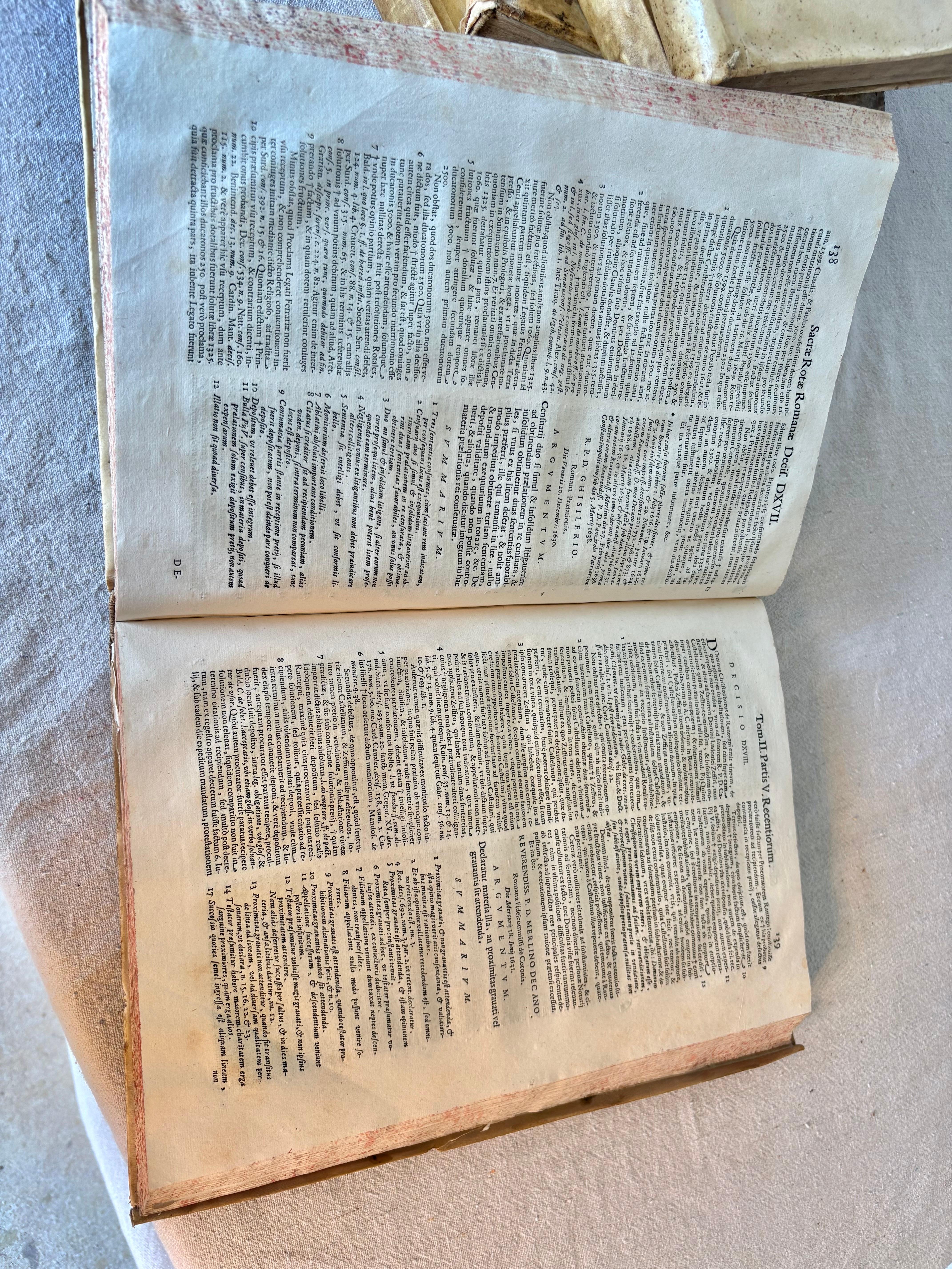 Livres en Vellum espagnols du 18ème siècle - Lot de cinq en vente 8