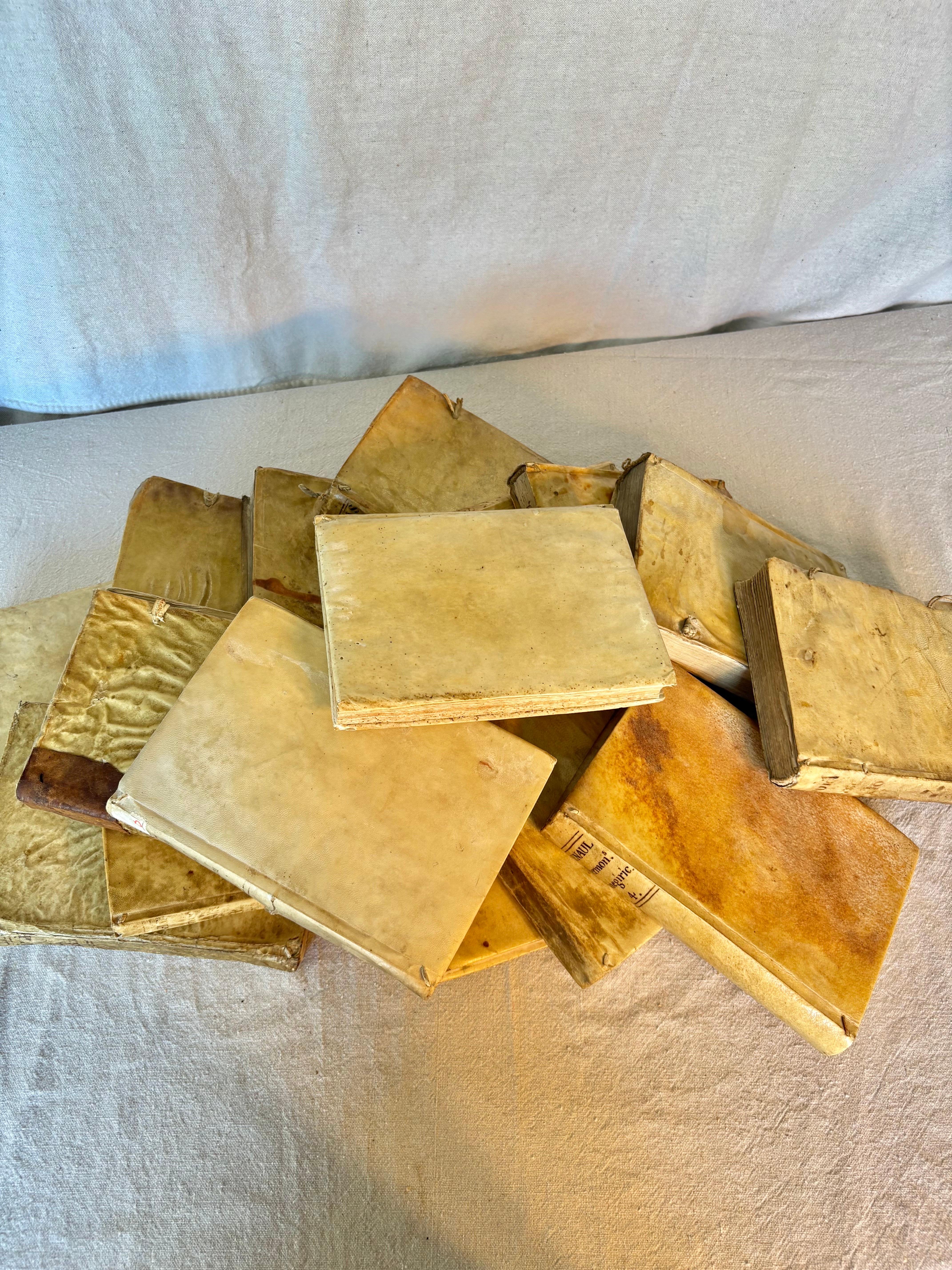 Livres en Vellum espagnols du 18ème siècle - Lot de seize en vente 6