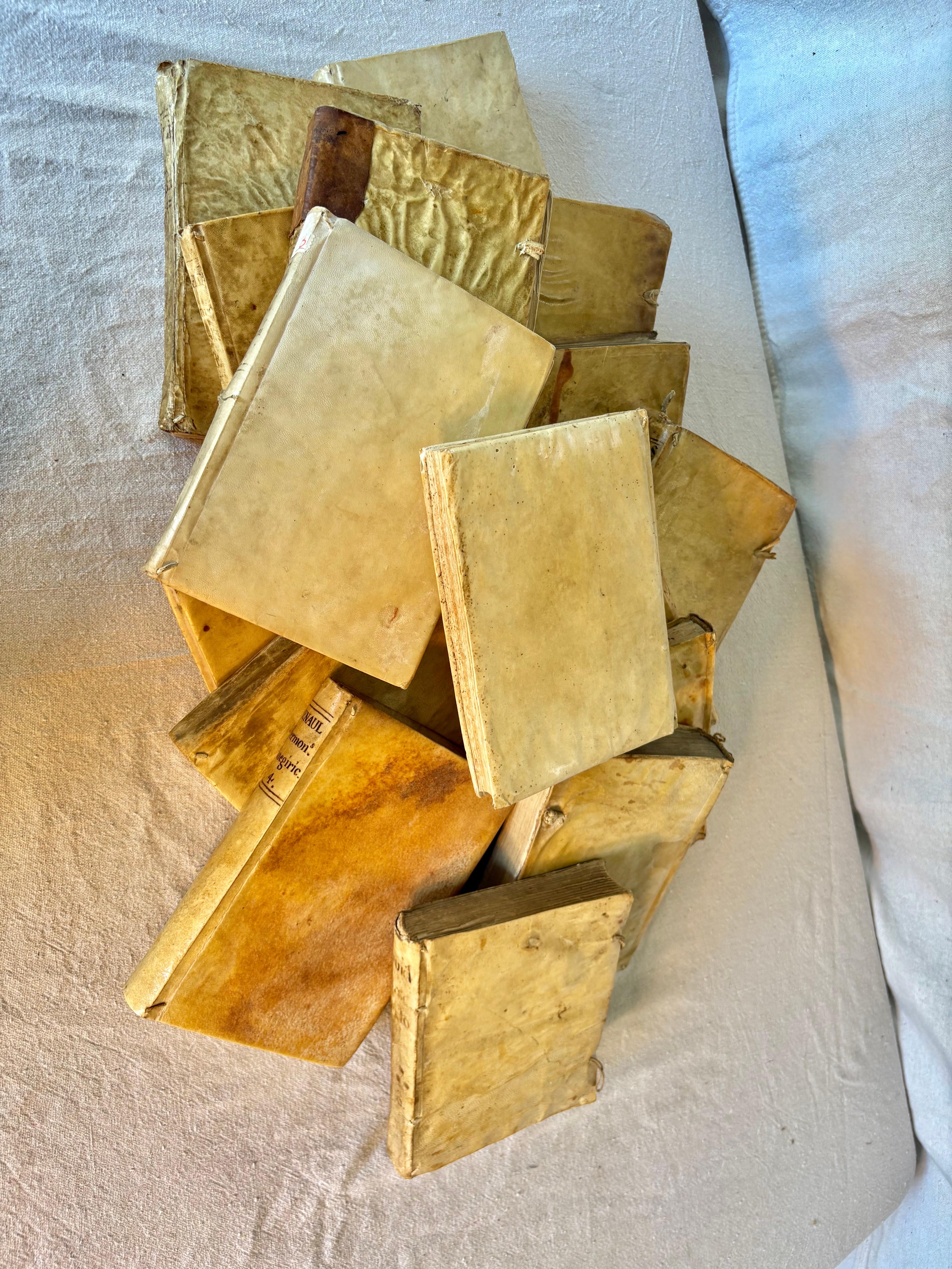 Livres en Vellum espagnols du 18ème siècle - Lot de seize en vente 7