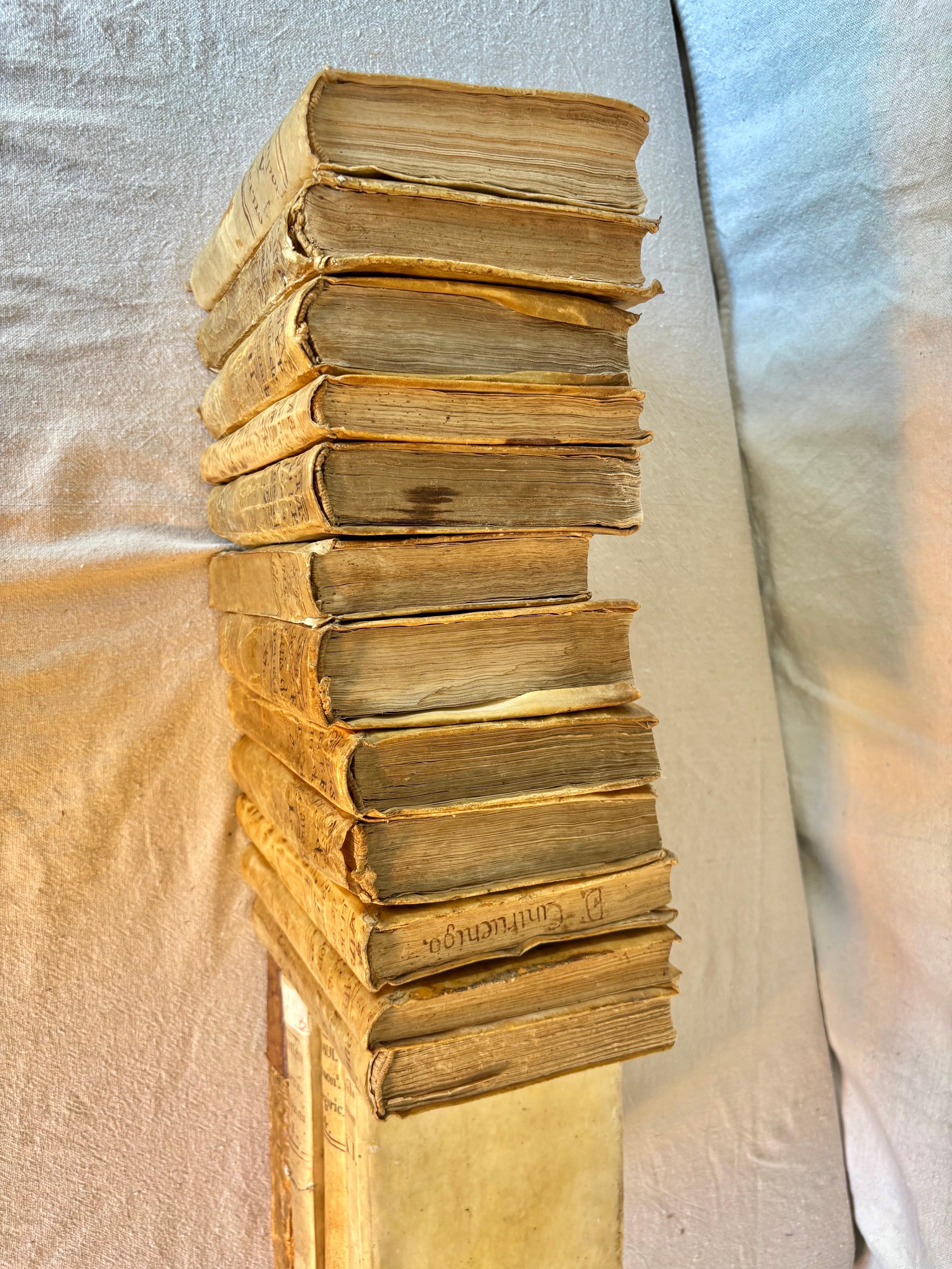Livres en Vellum espagnols du 18ème siècle - Lot de seize en vente 2