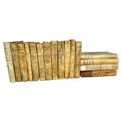 Livres en Vellum espagnols du 18ème siècle - Lot de seize