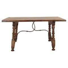 18th Century Spanish Walnut Centre Table