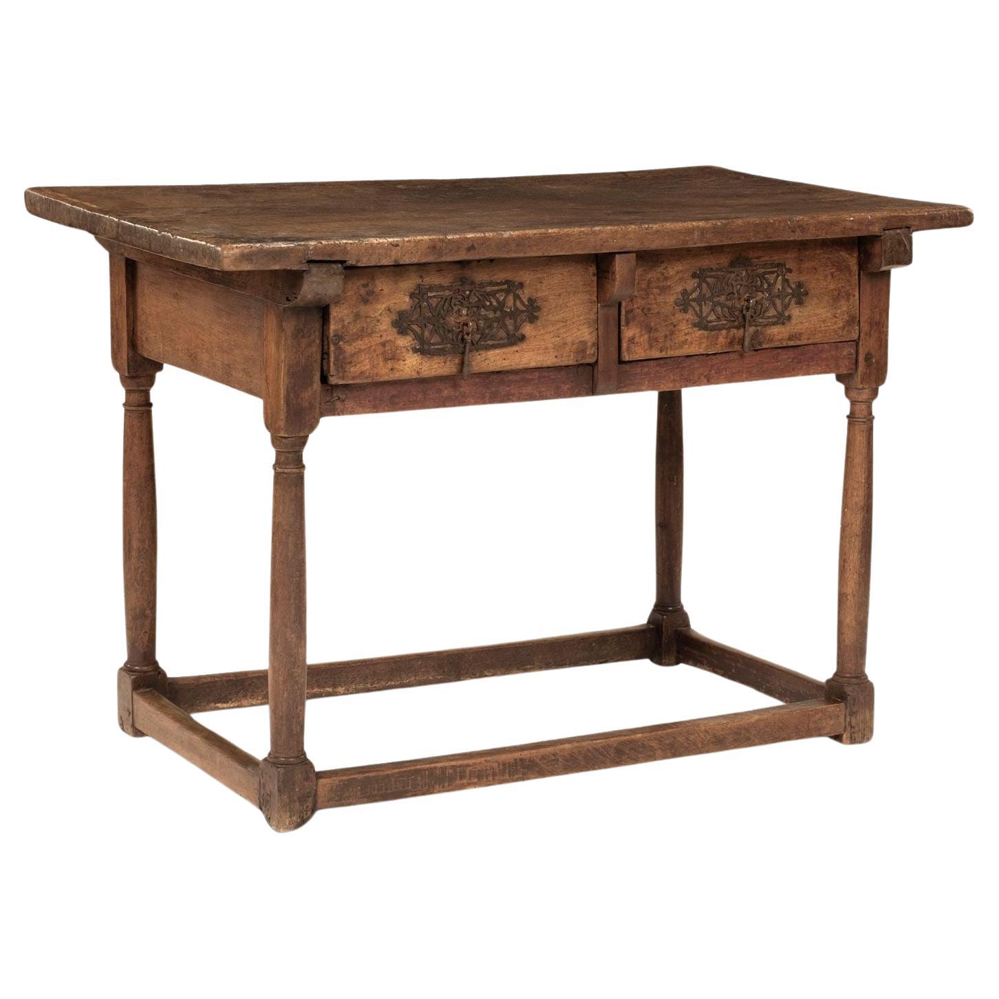 18th Century Spanish Walnut Table