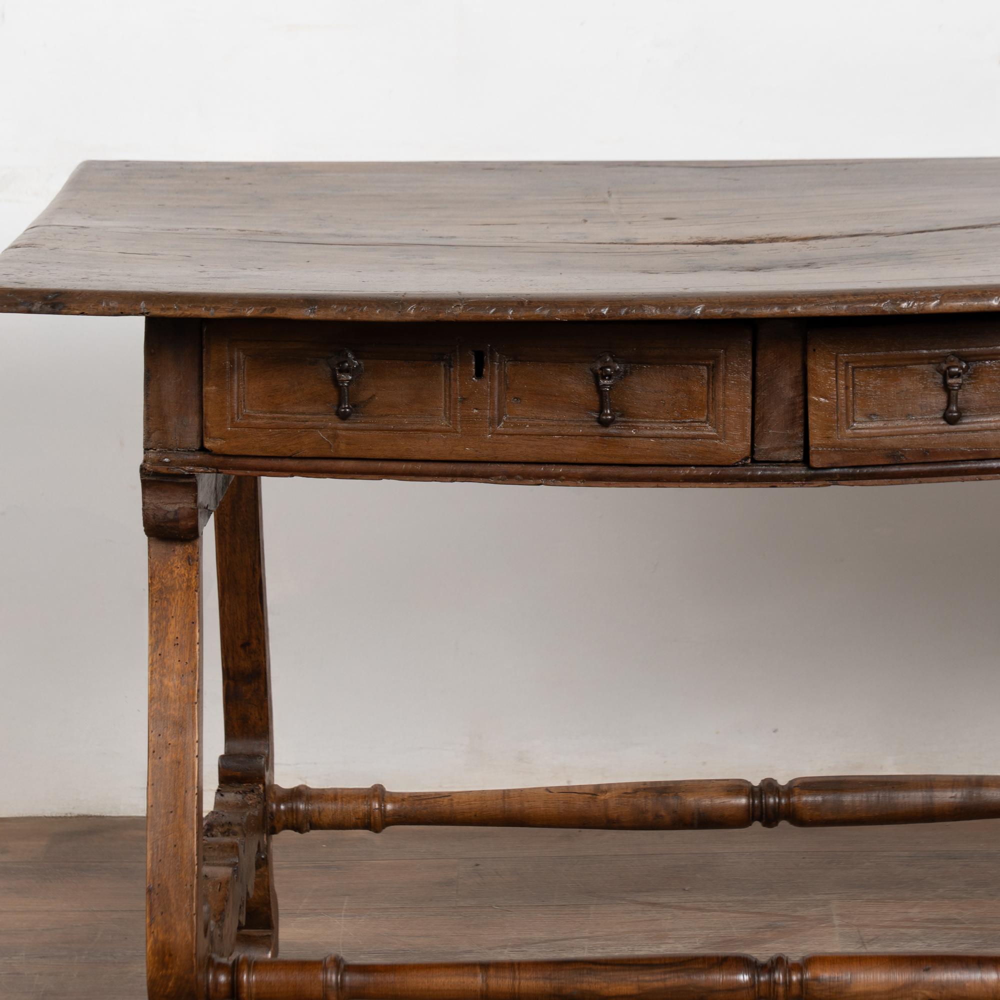 18th Century Spanish Walnut Table or Console For Sale 9