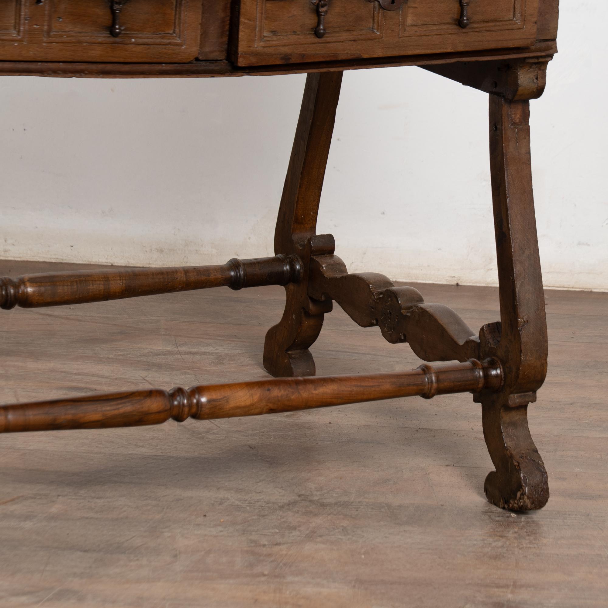 18th Century and Earlier 18th Century Spanish Walnut Table or Console For Sale