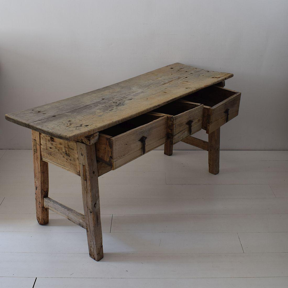 18th Century Spanish Wooden Side Table 5
