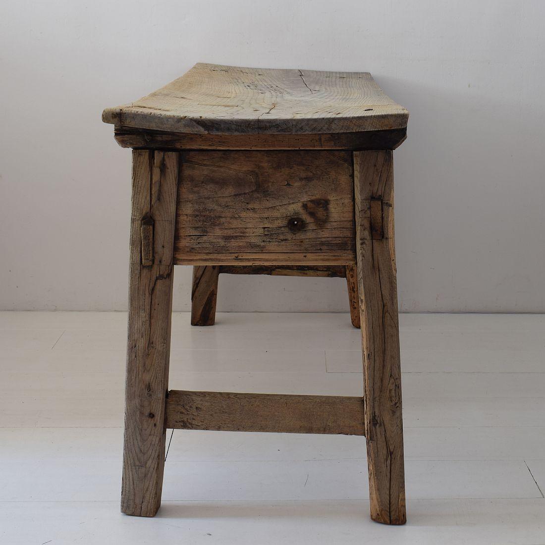 18th Century Spanish Wooden Side Table 1
