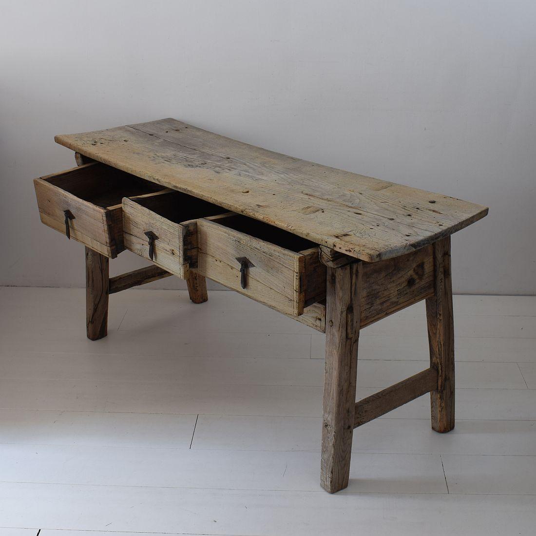 18th Century Spanish Wooden Side Table 2