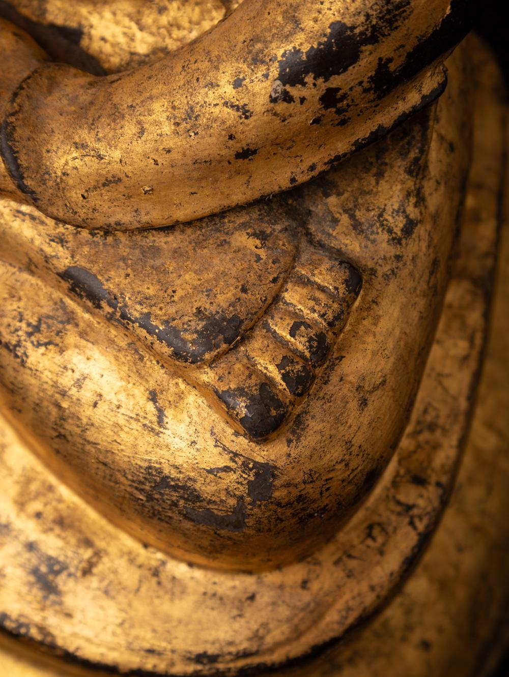 Bouddha birman de Birmanie du 18e siècle spécial en bronze ancien en vente 13