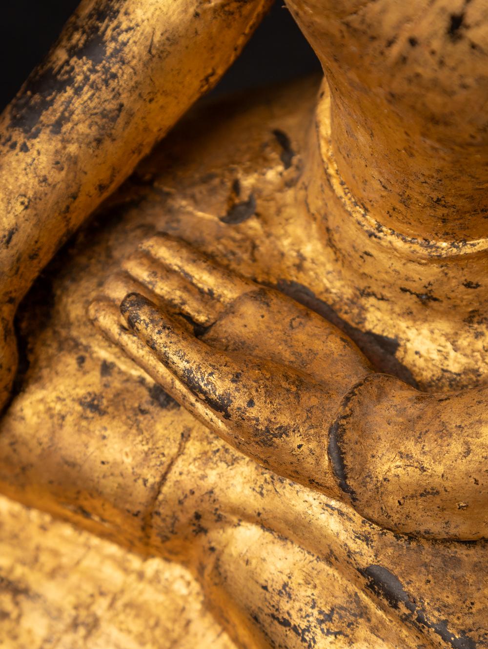 Spezialer burmesischer antiker Bronze-Buddha aus Burma aus dem 18. Jahrhundert im Angebot 14