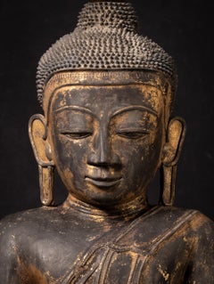 18th century Special antique Burmese Buddha statue from Burma