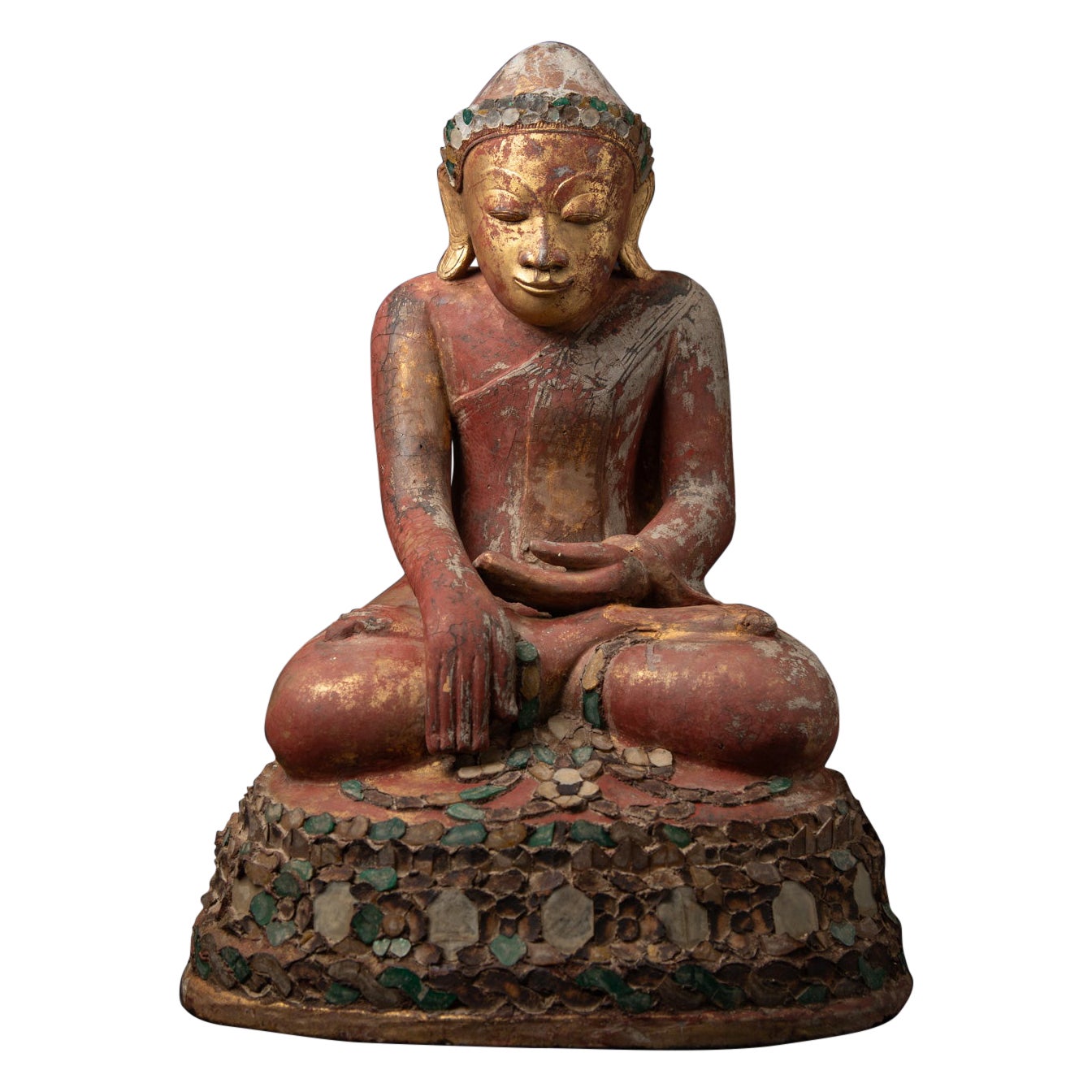 Spéciale statue de Bouddha birman du 18e siècle en vente