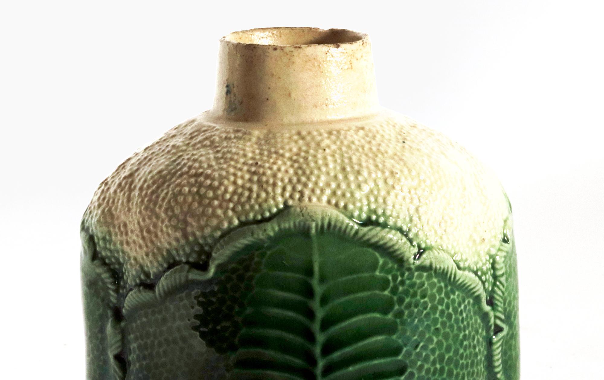Boite à thé en Creamware Cauliflower du 18ème siècle du Staffordshire en vente 1