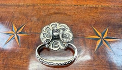 18th Century Star Inlaid Mahogany Georgian Tea Caddy