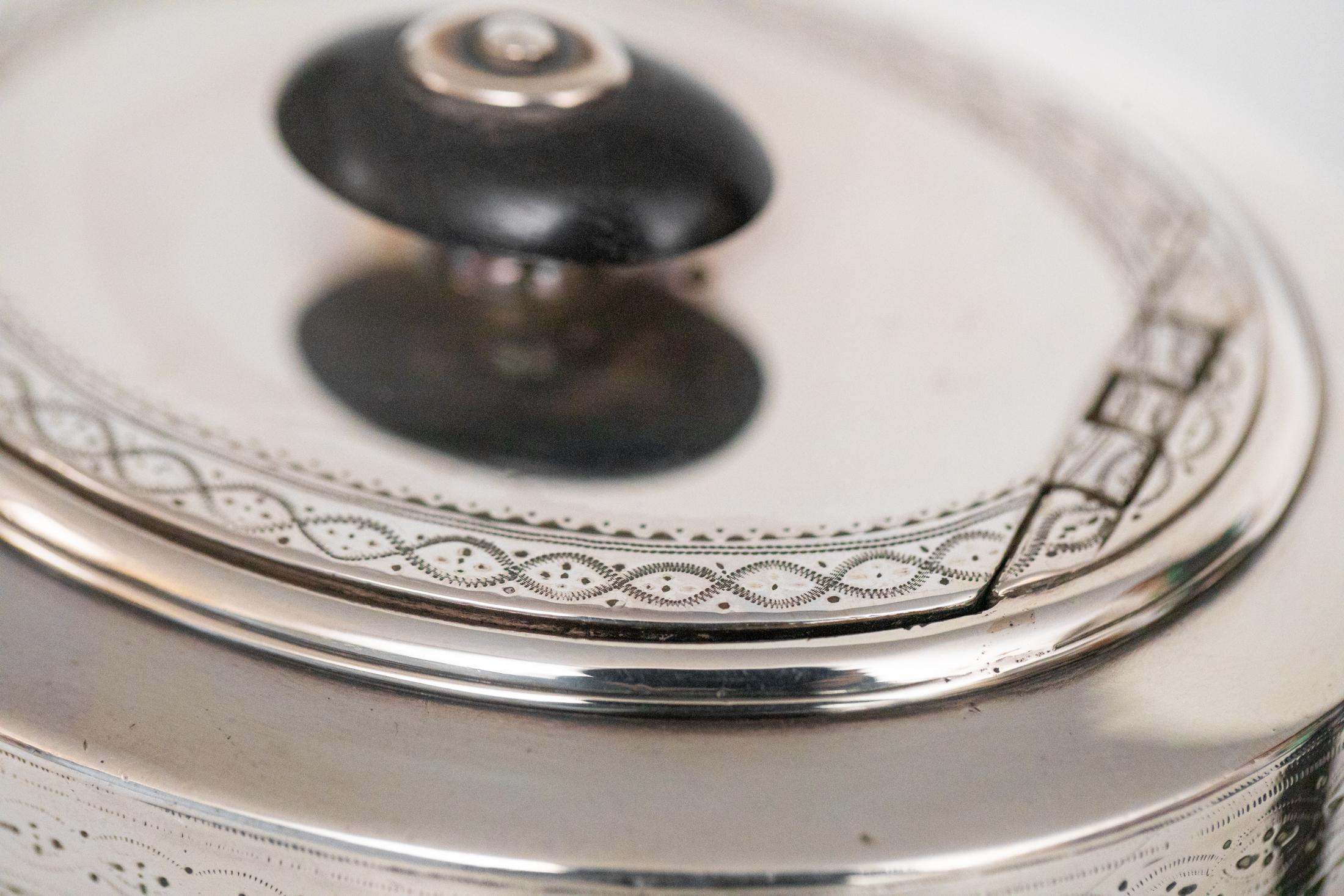 English 18th Century Sterling Silver Teapot George III 1779 Charles Aldrige Henry Green