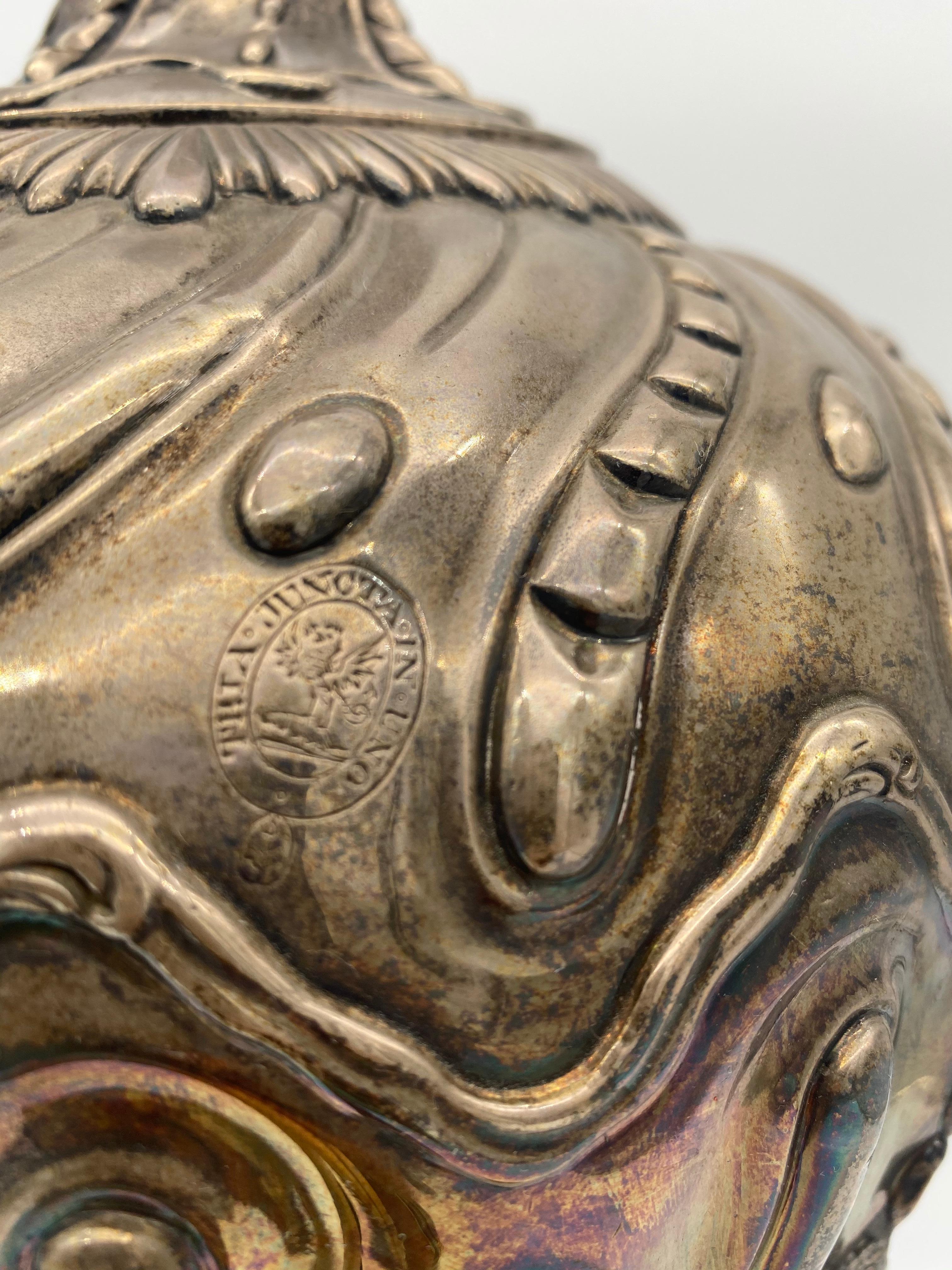 18. Jahrhundert Antike 20'' Sterling Silber Wasser Urne (Versilbert) im Angebot