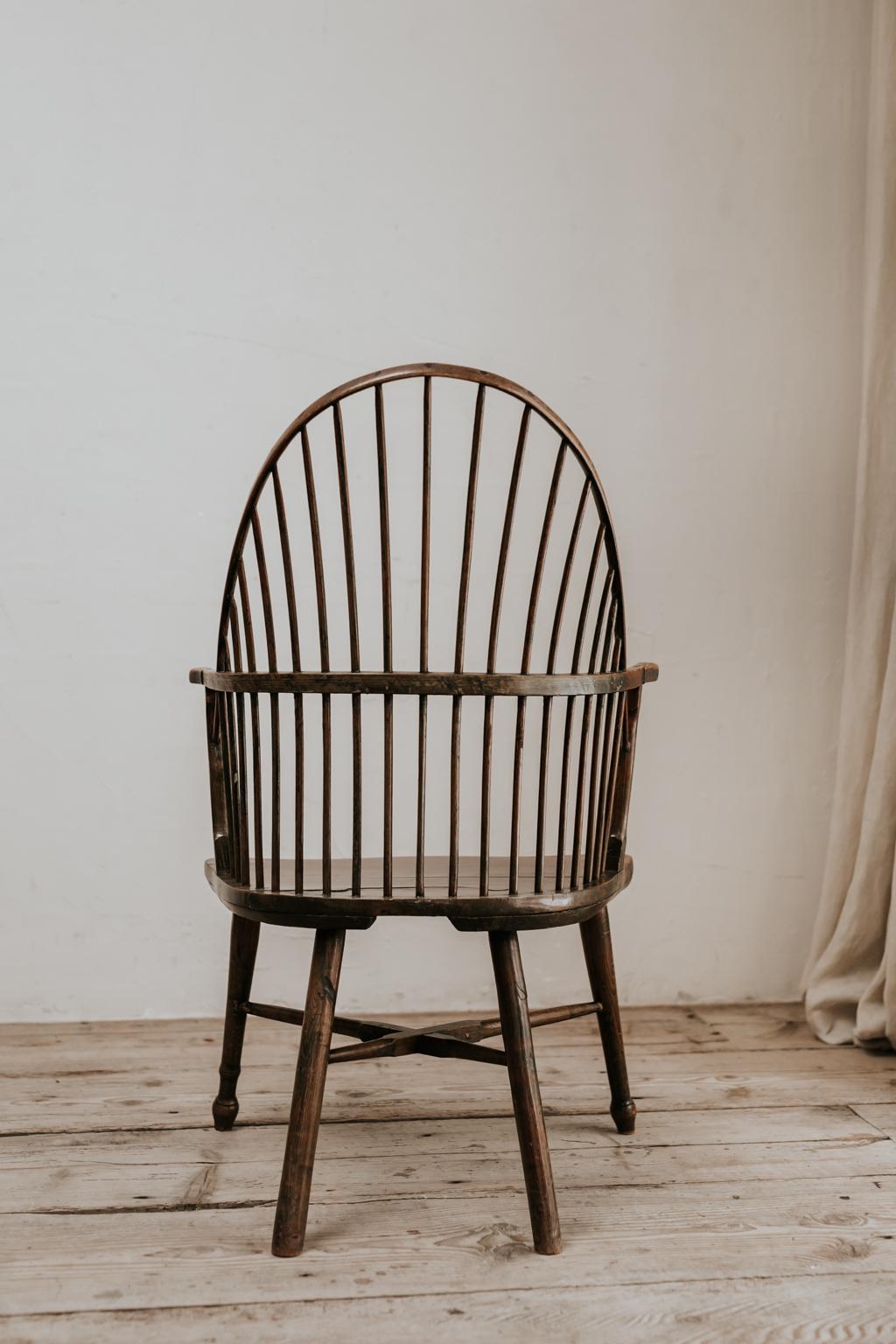 British 18th Century Stickback Windsor Chair