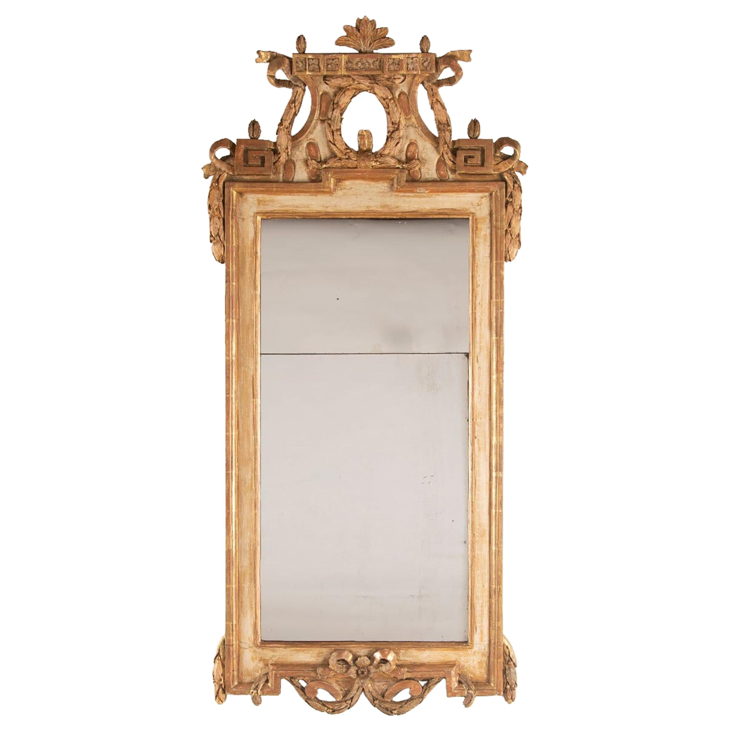 18th Century Stockholm Work Swedish Mirror