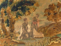 18th Century Stumpwork & Silk Embroidery of Baby Moses