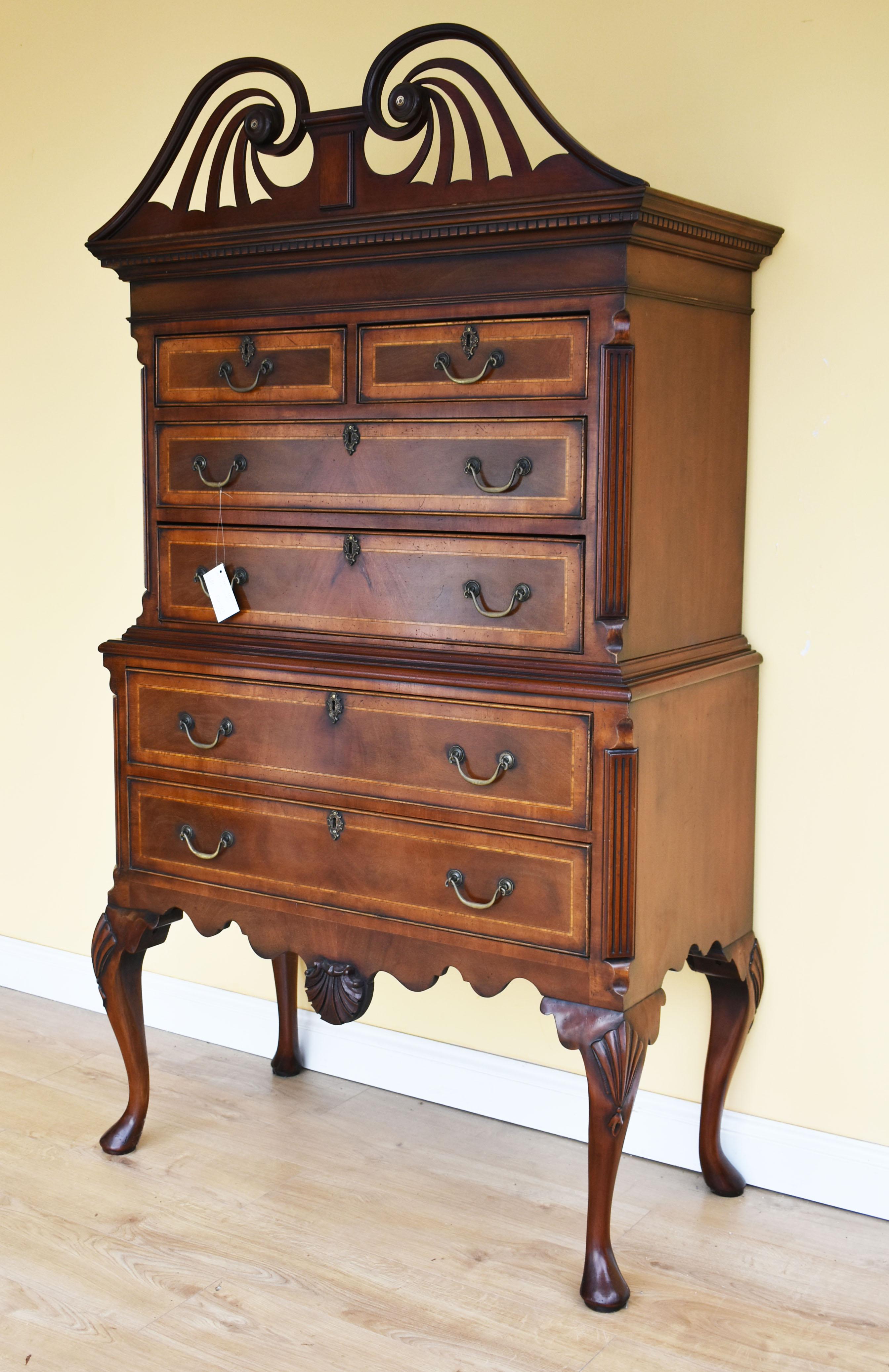 George III 18th Century Style Chest on Stand For Sale
