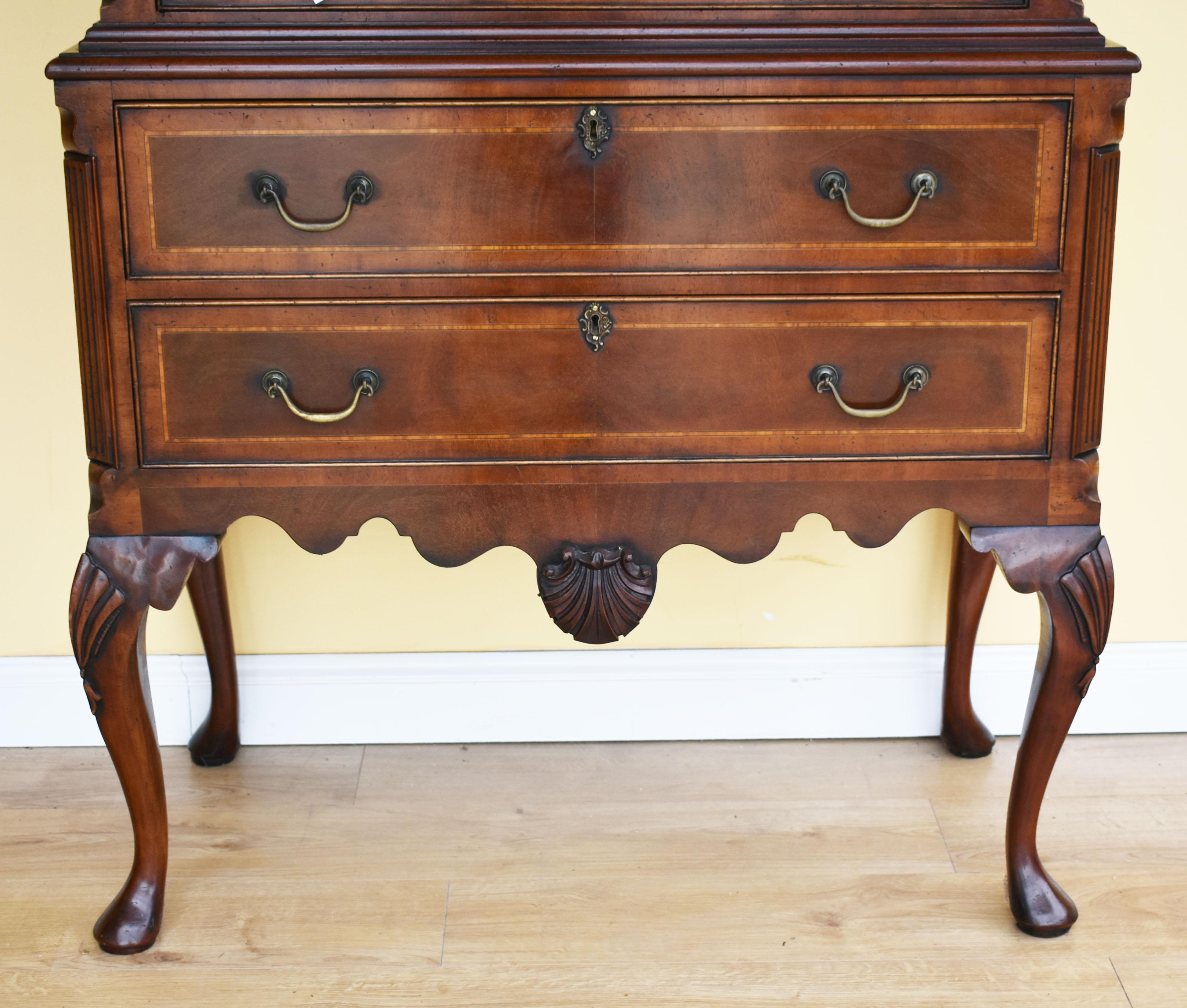 English 18th Century Style Chest on Stand For Sale