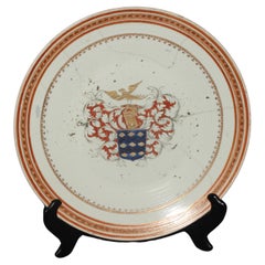 18th Century Style Chinese Export Armorial Chop Plate