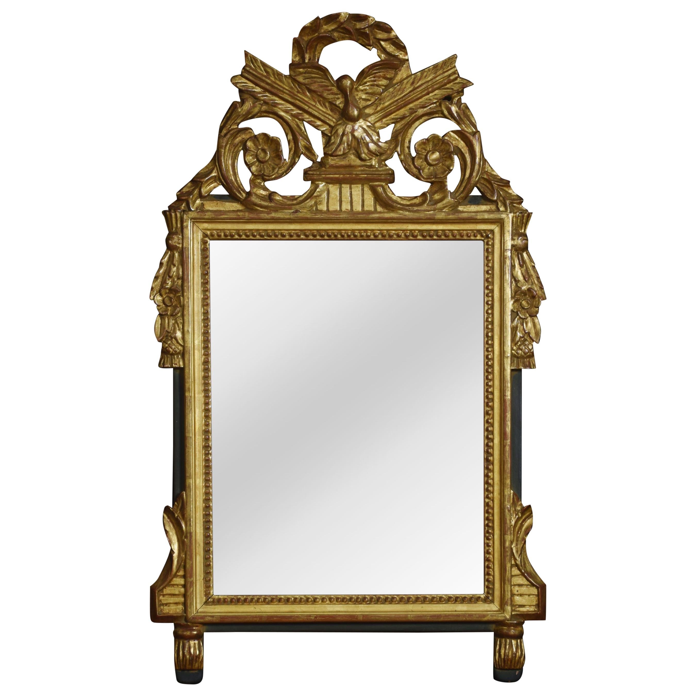 18th Century Style Gilt Framed Wall Mirror For Sale
