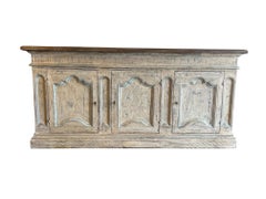 18th Century Style Italian Painted 3-Door Credenza "Varazze"