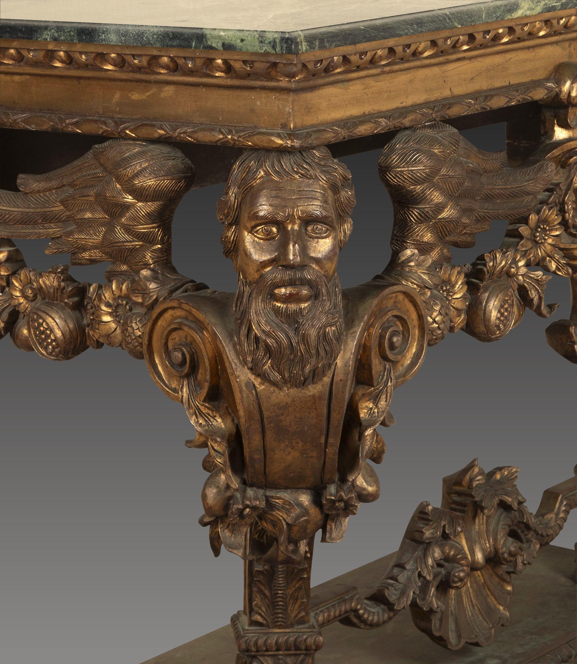 18th Century Style Italian Console Table In Good Condition For Sale In Shipston-On-Stour, GB